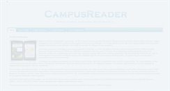 Desktop Screenshot of campusreader.org